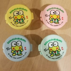 Sanrio vintage rare kerropi mini containers